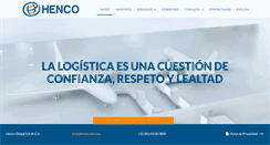 Desktop Screenshot of henco.com.mx